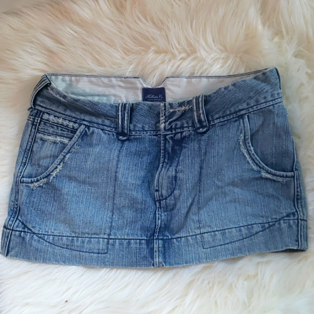 Hollister denim Jean Skirt